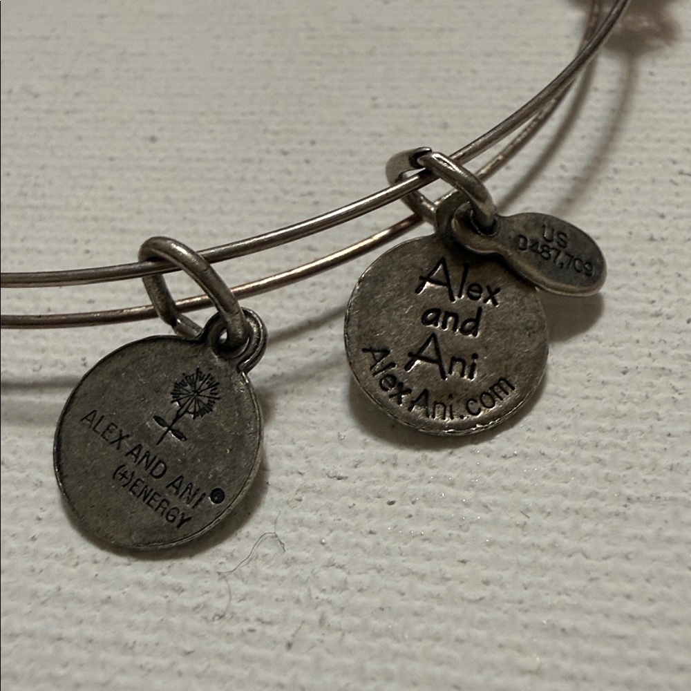 Alex and Ani Maroon and Pink Beaded adjustable Bracelet - Picture 5 of 8